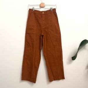 Free People wide leg high waist Sunday Skies pants